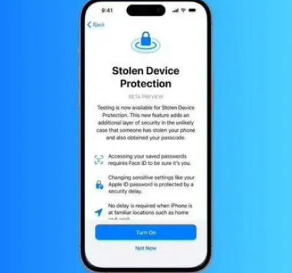 南华苹果授权维修店分享被盗设备保护功能开启方法 