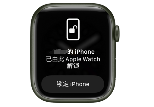 南华苹果手机维修分享用 AppleWatch 解锁配备面容 ID 的 iPhone方法 