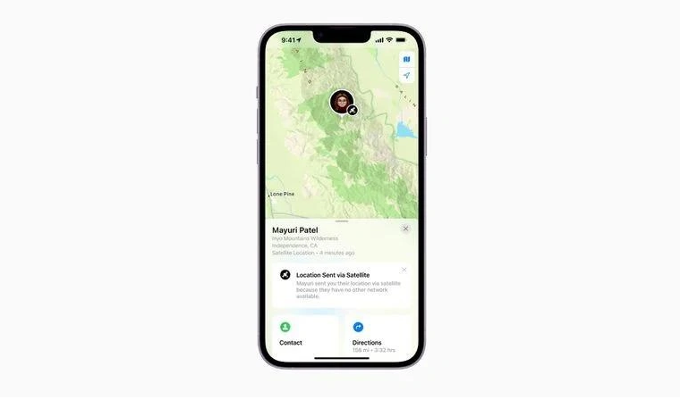 南华苹果14维修分享iPhone14系列中 FindMy功能通过卫星分享位置方法教程 